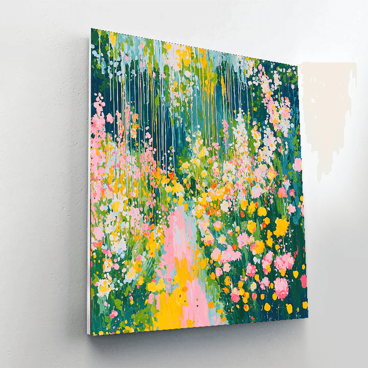 Jackson Pollock Inspired Pollock's Garden  Paint By Numbers Kits