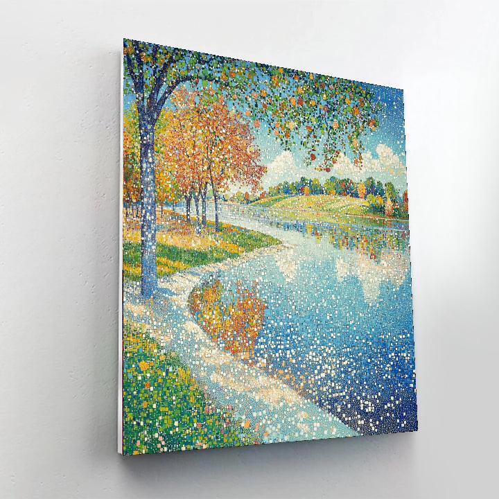 Georges Seurat Inspired Serenity Of The Seasons  Paint By Number