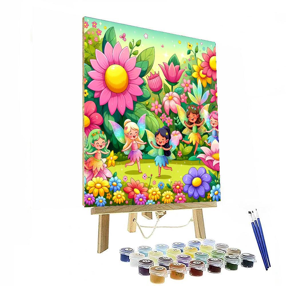 Fanciful Fairy Fête Paint By Numbers Art