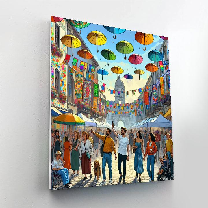 AgitÁgueda Art Festival - Águeda, Portugal Painting Number Kit