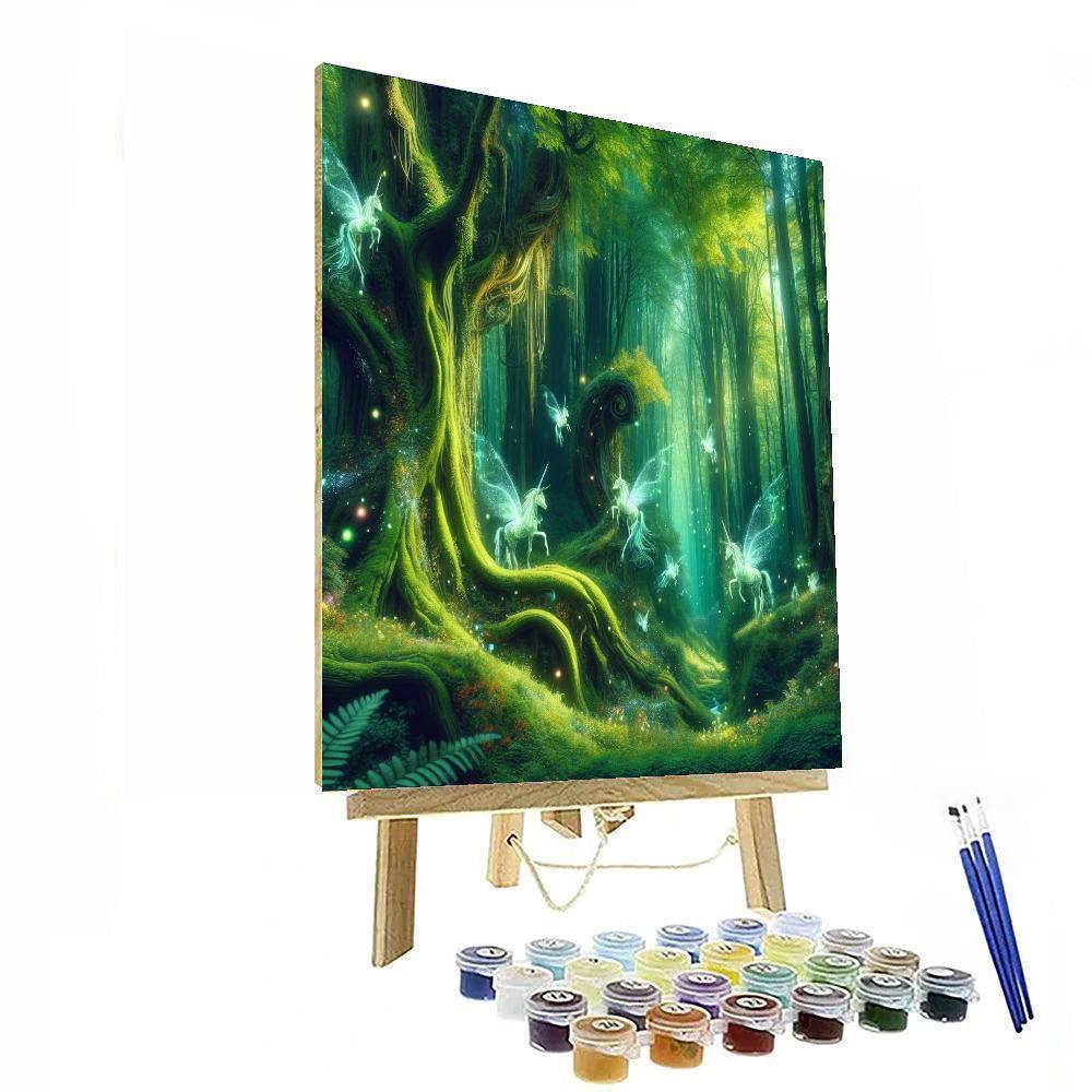 Mythical Forest Creatures Paint By Numbers
