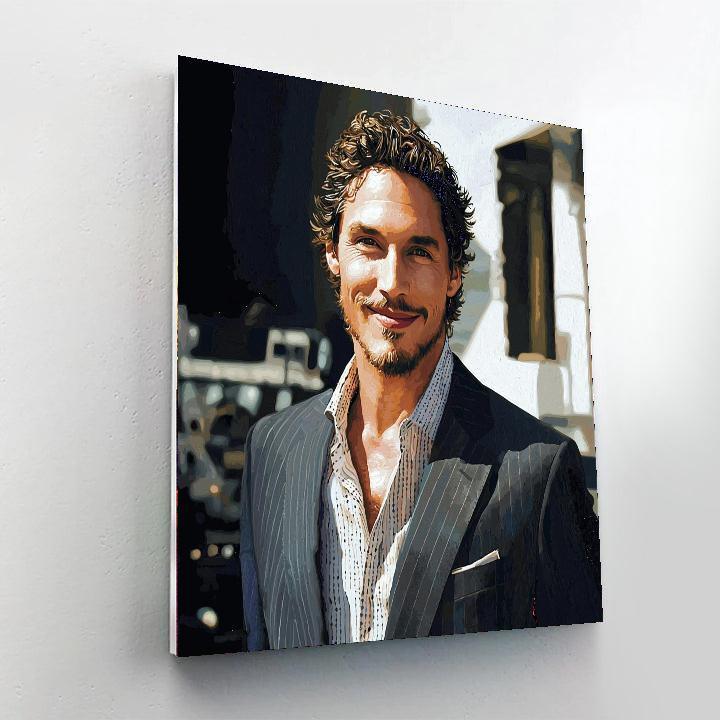 Matthew Mcconaughey: The Soulful Journey Of A Leading Man Numbered Painting Kits