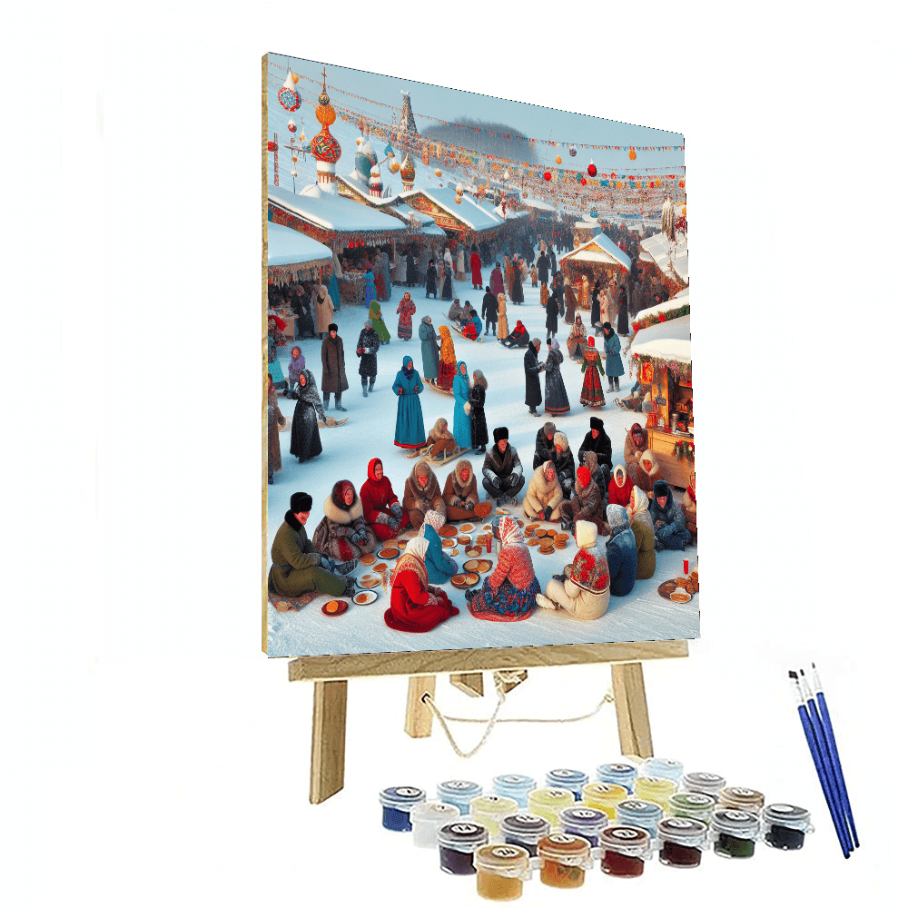 Maslenitsa Painting By Numbers Kit