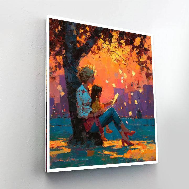 The Melody Of Motherhood Paint By Color