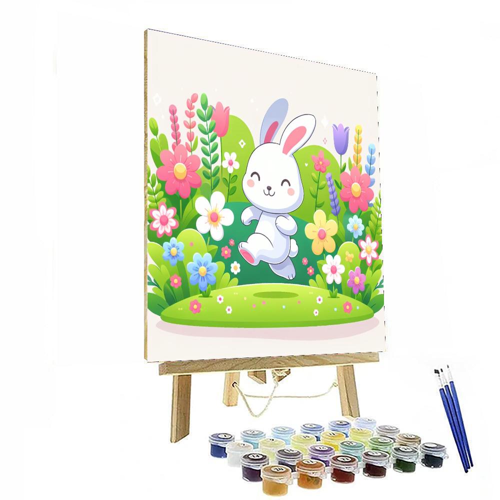 Bunny's Flower Garden Numbered Painting Kits