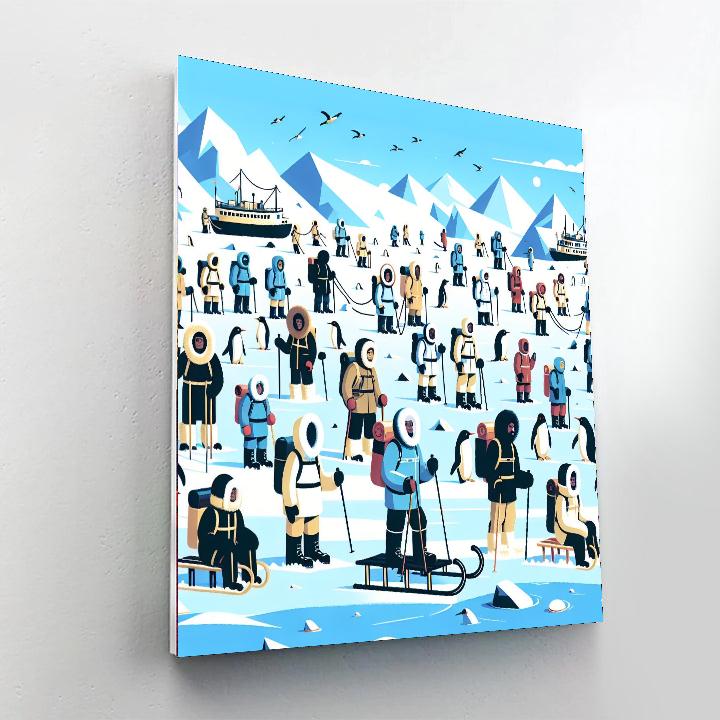 Arctic Expedition Journey Paint By Color
