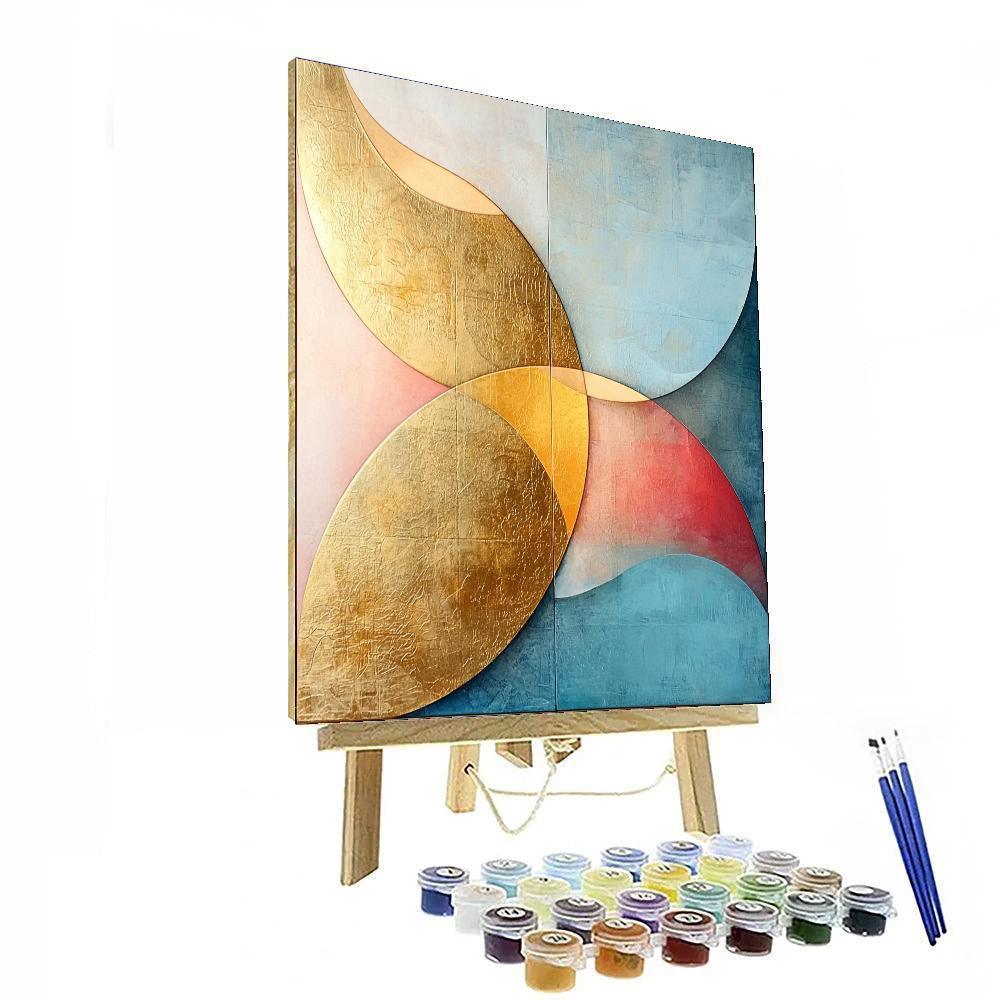 Alphonse Mucha Inspired Symphony Of Elements  Numbered Painting Kits