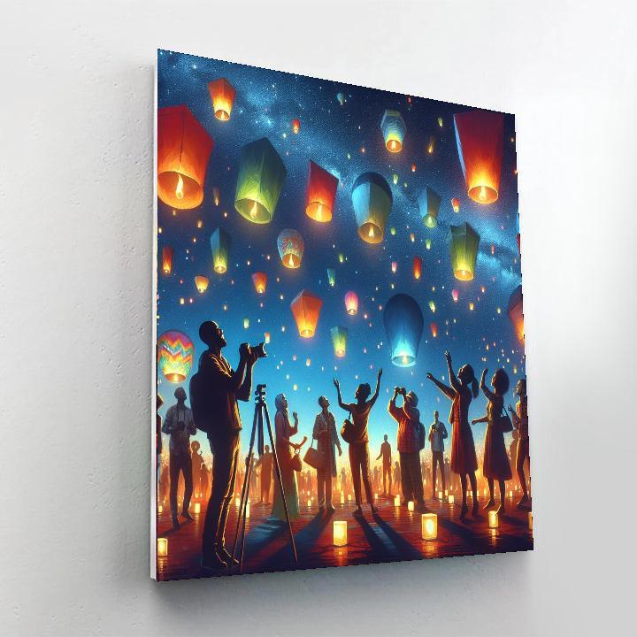 Magical Lantern Festival Paint By Number