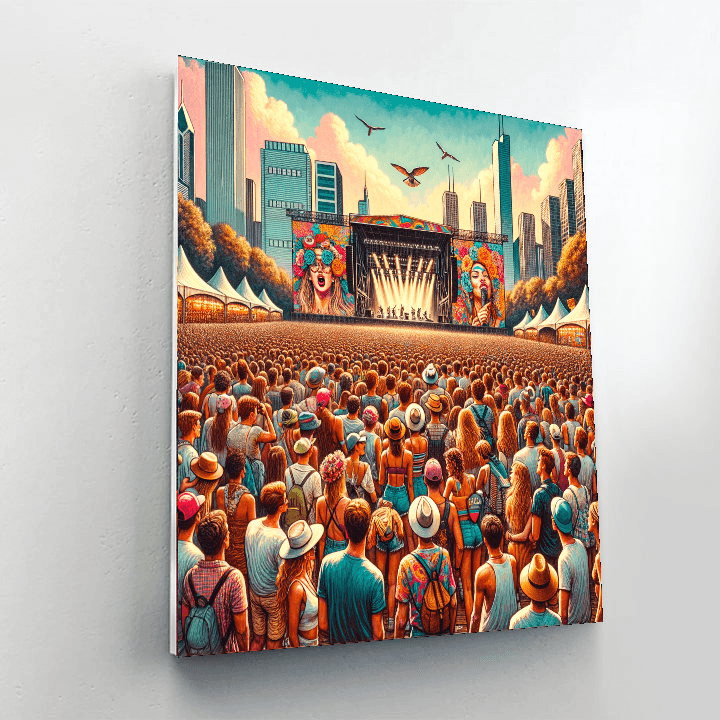Lollapalooza Number Painting