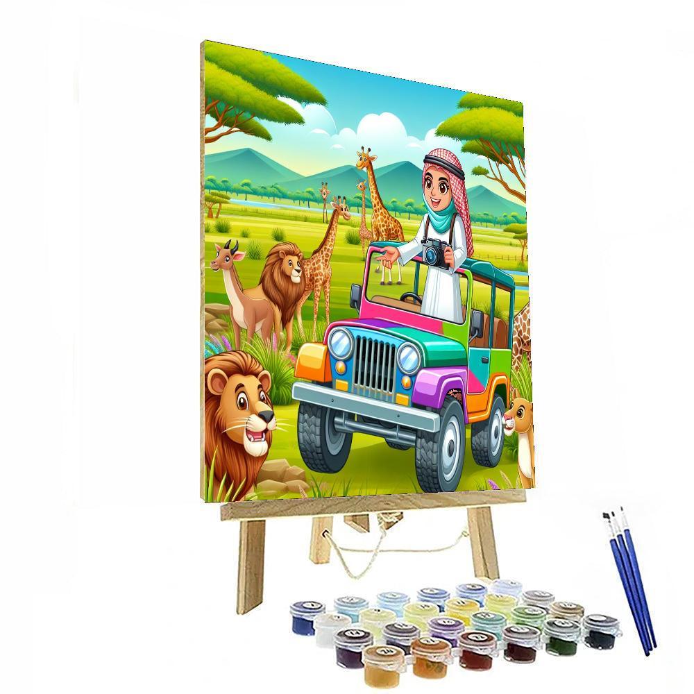 Safari Explorer's Big Adventure Paint By Numbers Kits