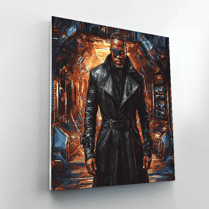 Samuel L. Jackson: The Unyielding Voice Of Fury Painting By Numbers Kit