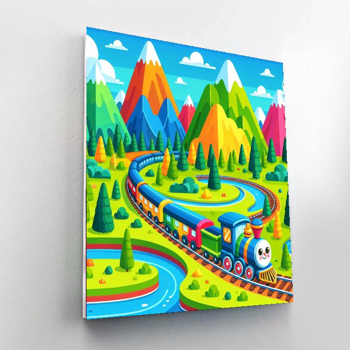 Railway Journey Adventure Paint By Number