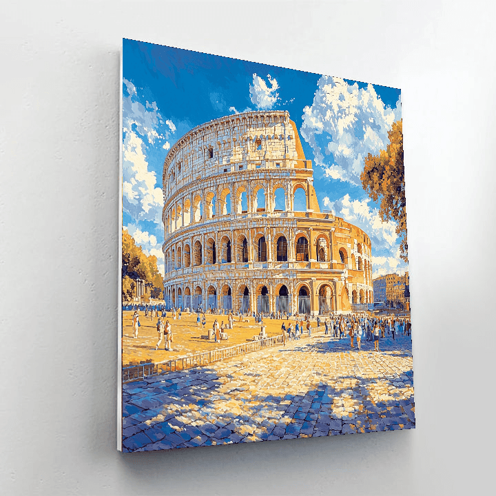 The Colosseum - Rome DIY Paint By Numbers
