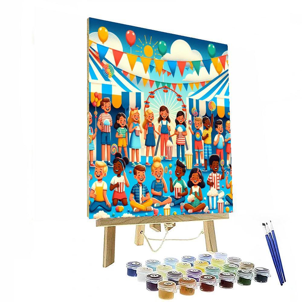 Magical Carnival Adventure Paint By Numbers