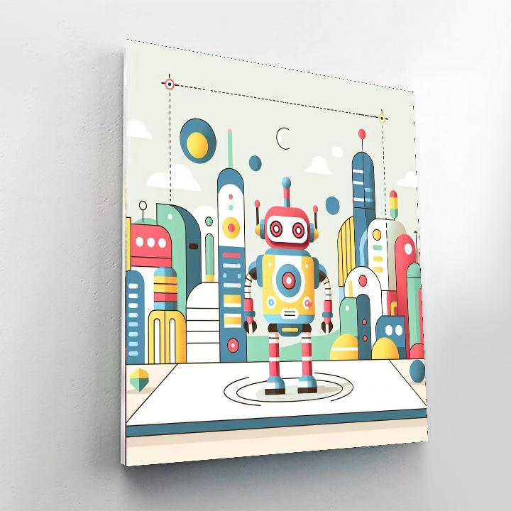 Futuristic Fantasy DIY Paint By Numbers