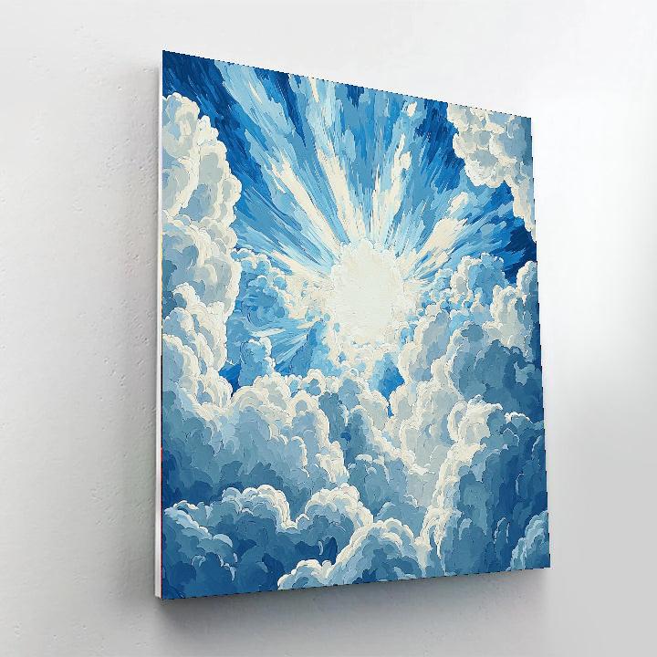 Michelangelo Inspired Renaissance Sky Spectacle  Paint By Number