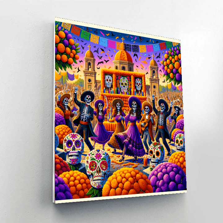 Day Of The Dead - Mexico City, Mexico Paint By Number