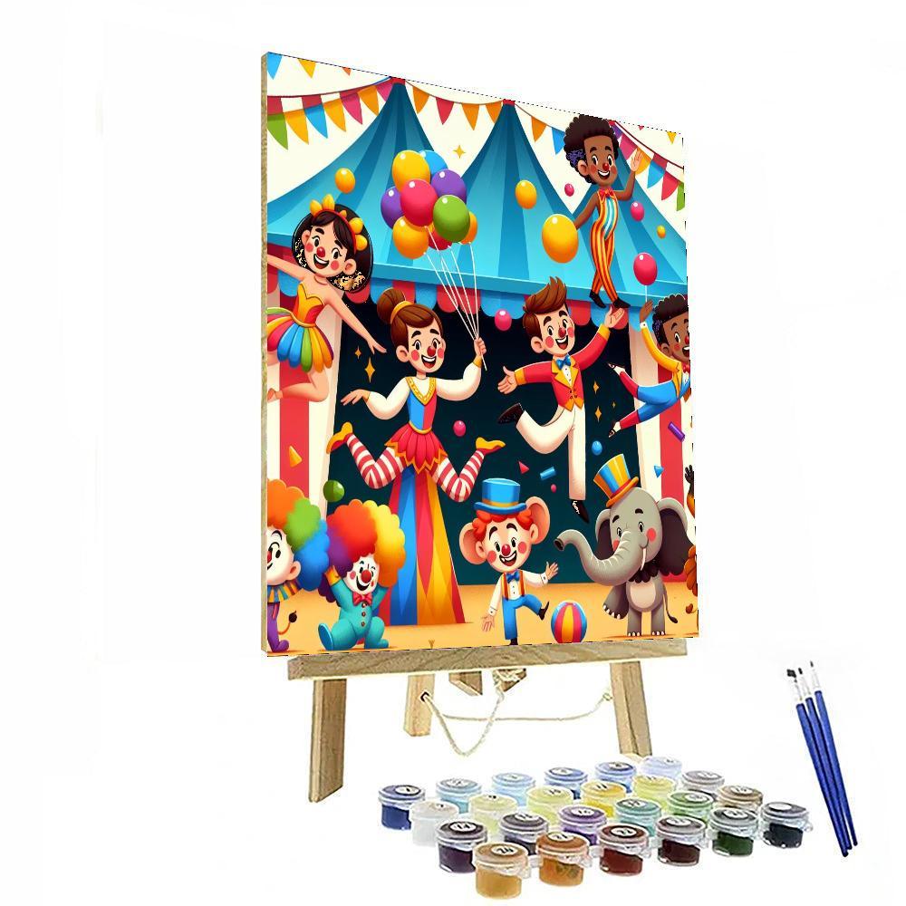 Creative Circus Acts Paint By Numbers Kits