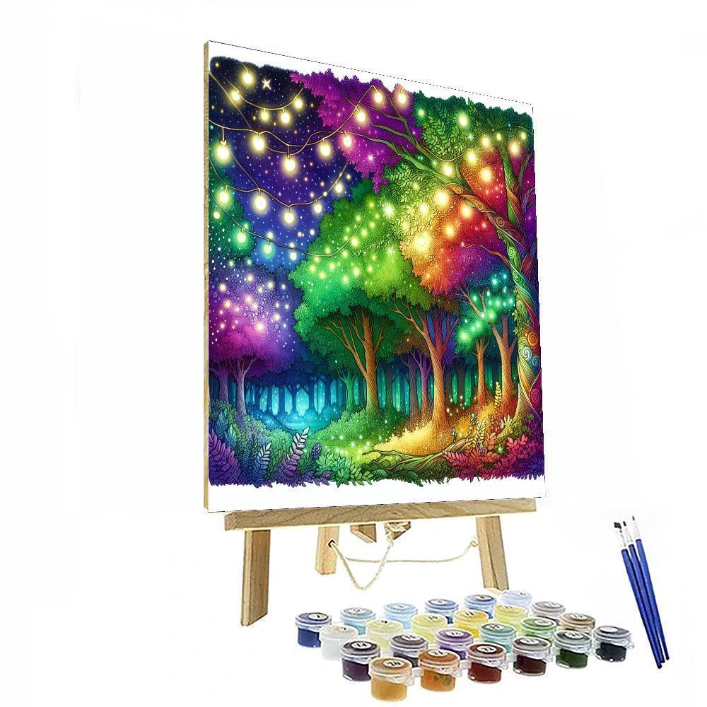 Magical Fairytale Forest DIY Paint By Numbers