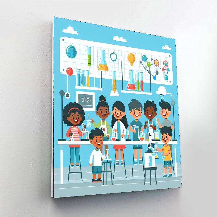 Super Science Station Paint By Color
