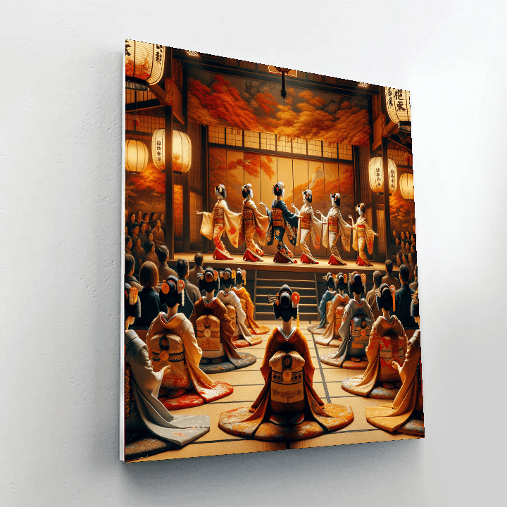 Gion Odori - Gion, Japan Numbered Painting Kits