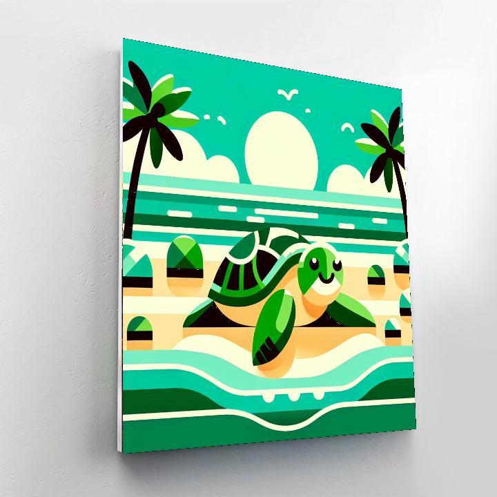 Island Adventure Number Painting