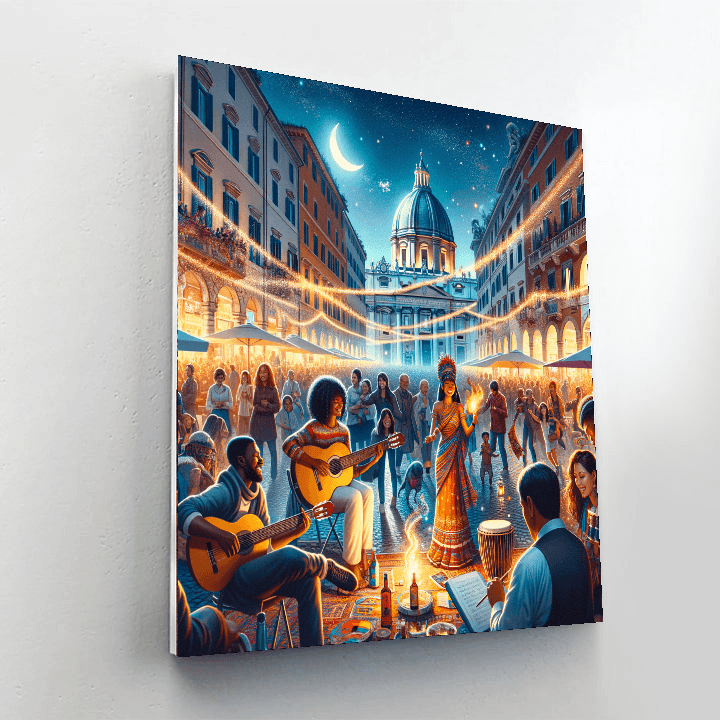 Notte Bianca - Italy Painting By Numbers Kit