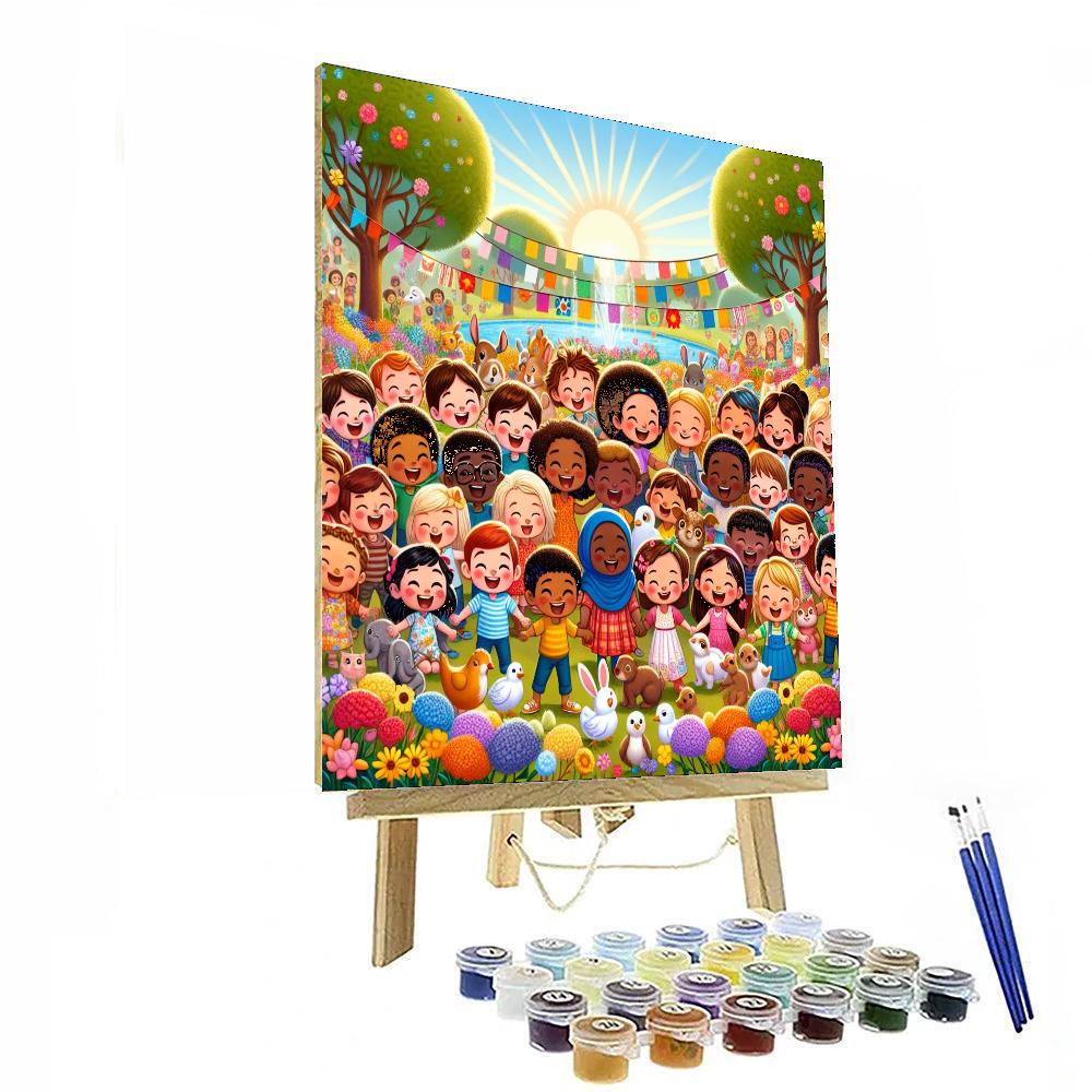 The Joyful Garden Festival DIY Paint By Numbers