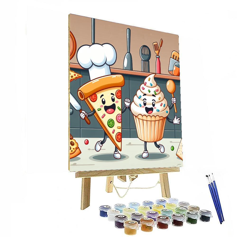 Fantastic Food Fiesta Painting Number Kit