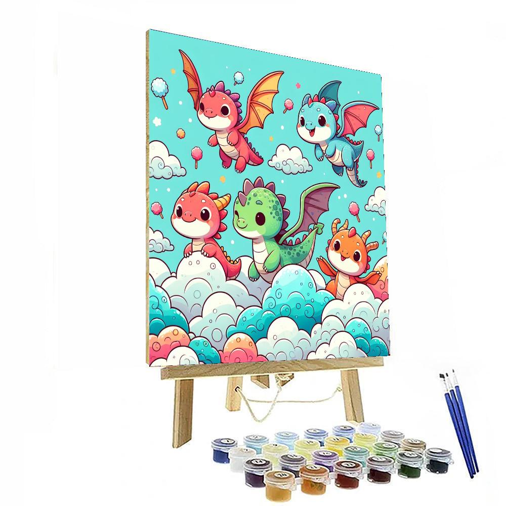 Dragon Dreamland Number Painting