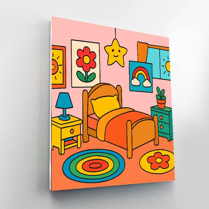 My Dream Bedroom Numbered Painting Kits