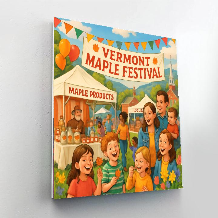 Vermont Maple Festival Paint By Numbers Kits