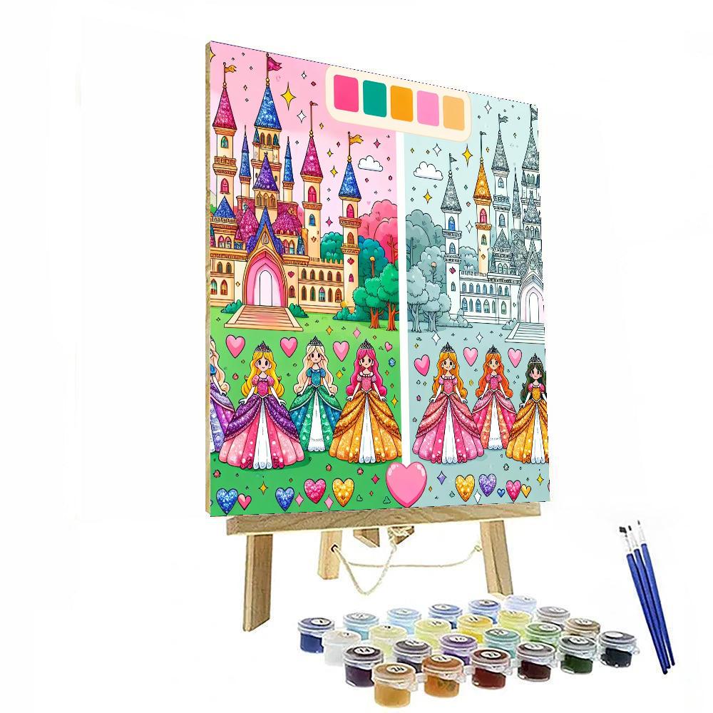 Glamorous Princess Palace Paint By Color