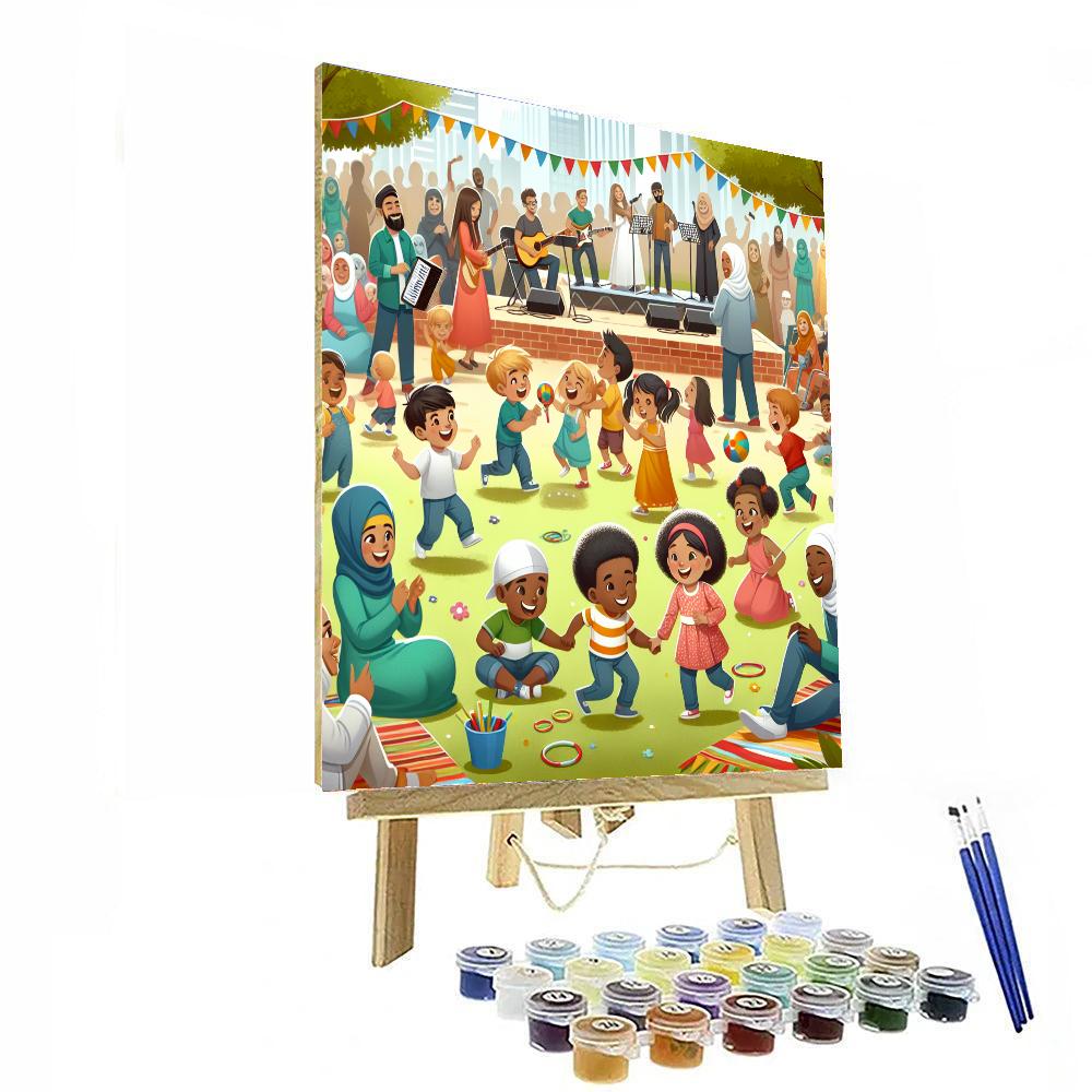 Weltkindertag - Germany Painting By Numbers Kit