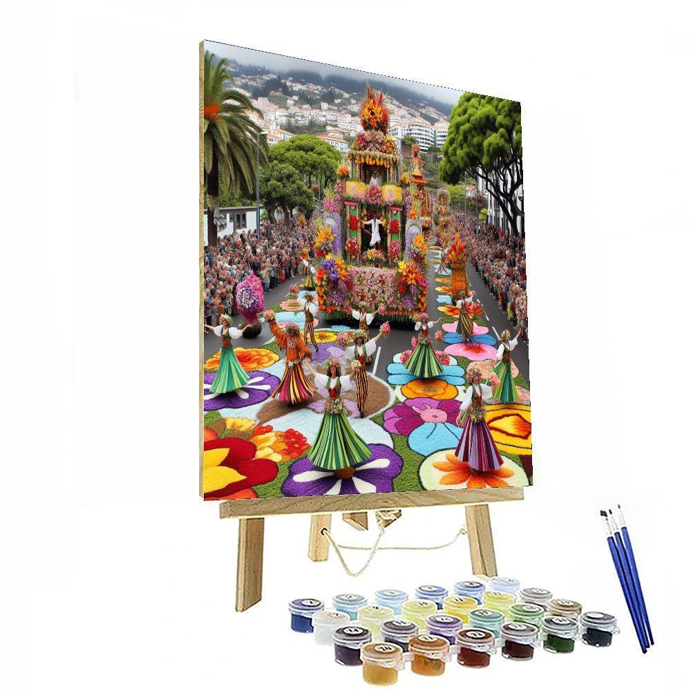 Madeira Flower Festival - Portugal Paint By Color
