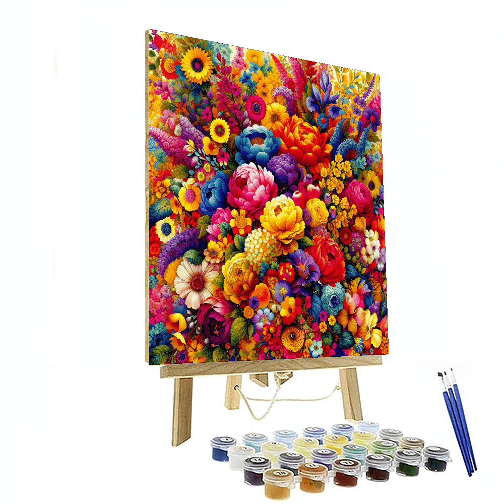 Festival Of Blooms Painting By Numbers Kit