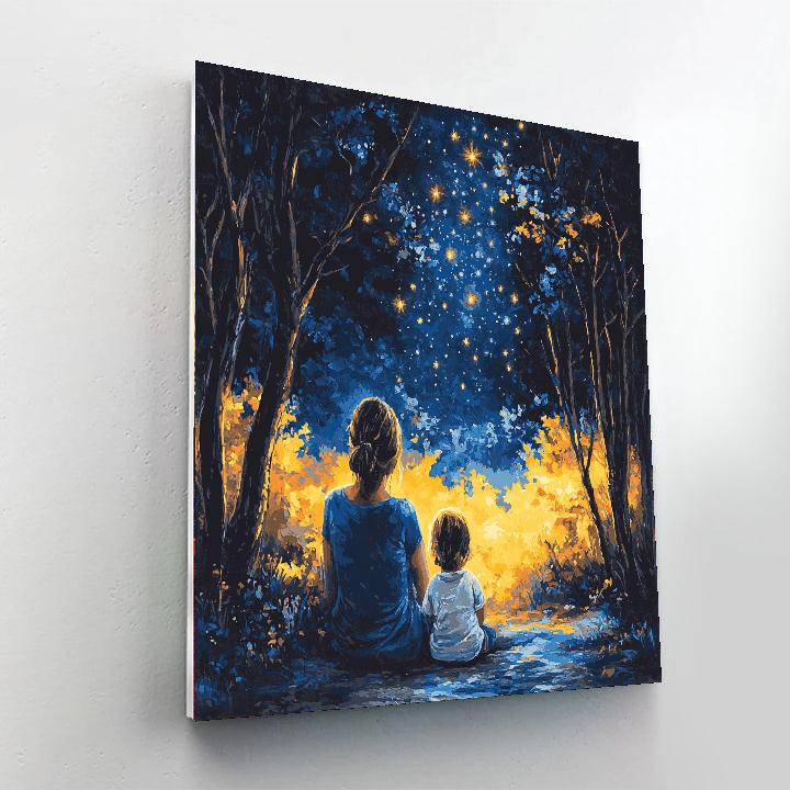 The Guiding Star Number Painting