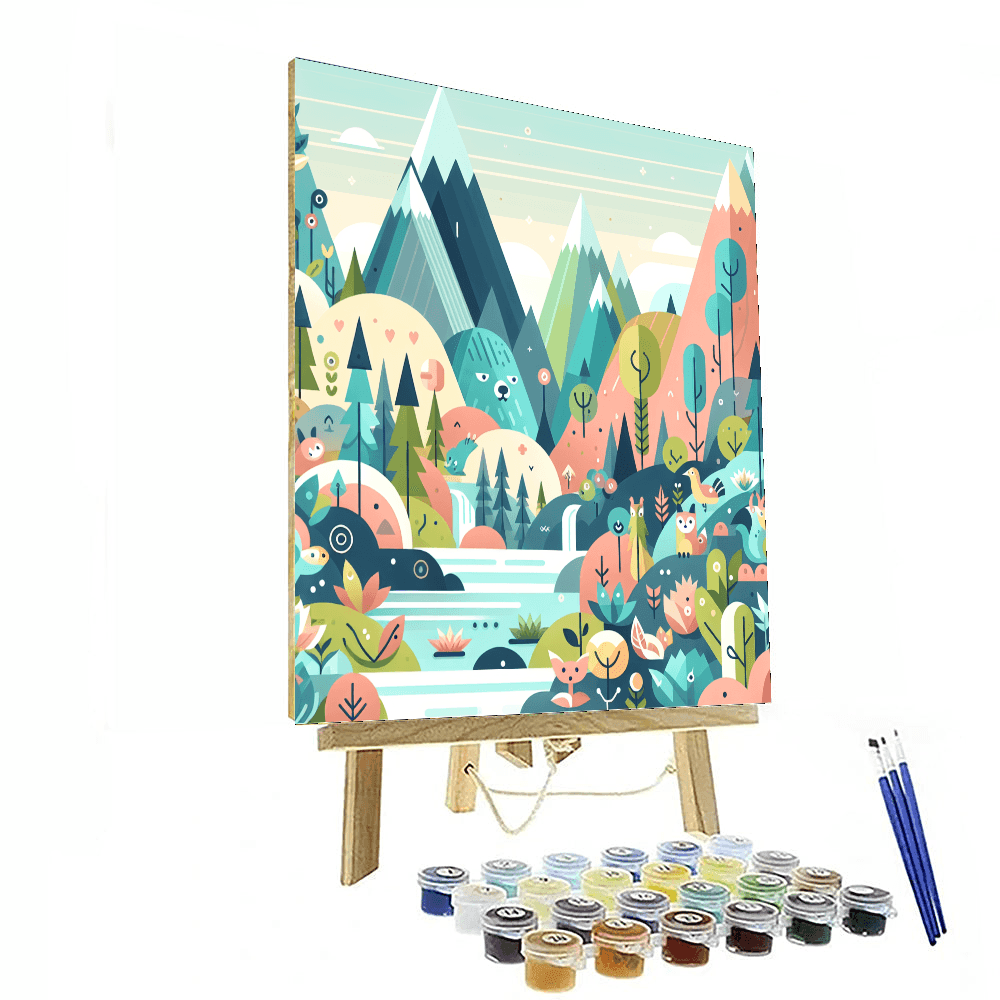 Mystical Mountain Tales DIY Paint By Numbers