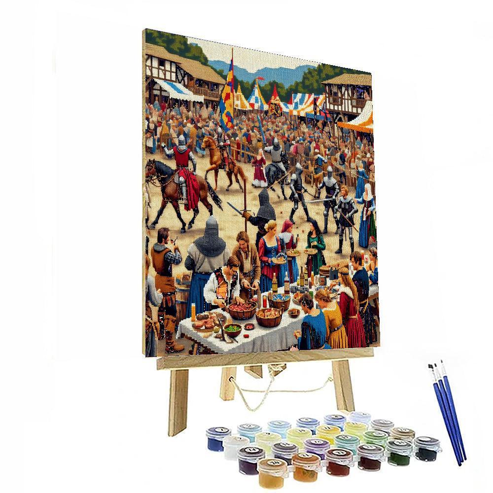 Texas Renaissance Festival - Usa Painting Number Kit