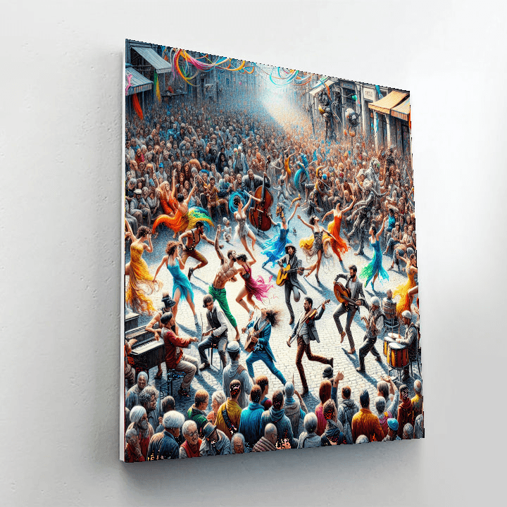 Pflasterspektakel - Linz, Austria Number Painting