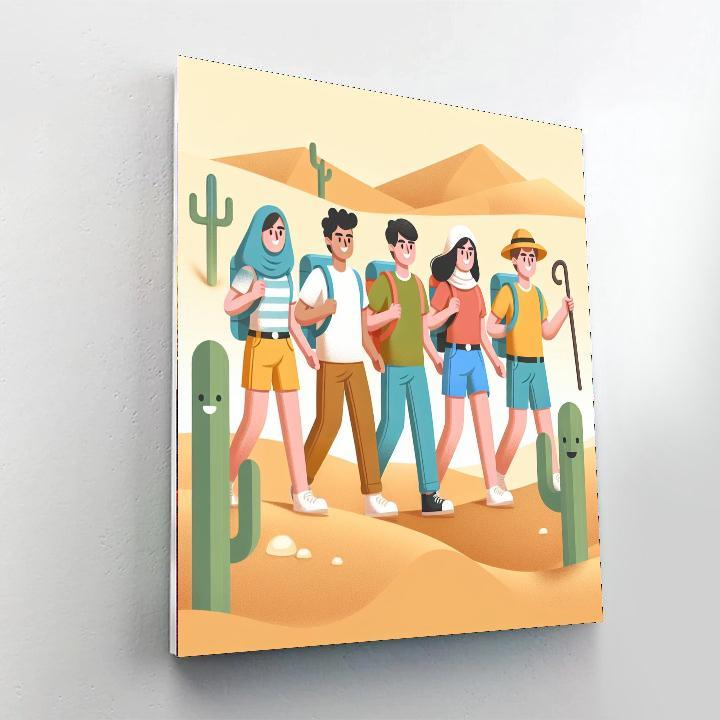 Daring Desert Adventure Paint By Numbers Kits