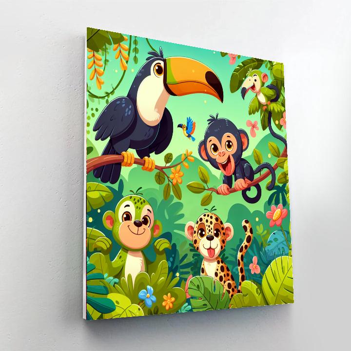 Creative Jungle Journey Paint By Number