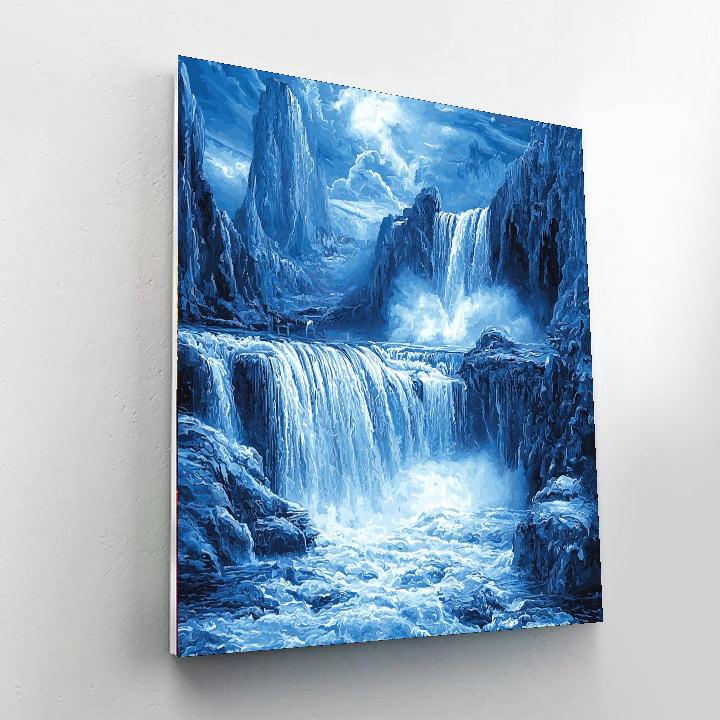 Michelangelo Inspired Eternal Cascade  DIY Paint By Numbers