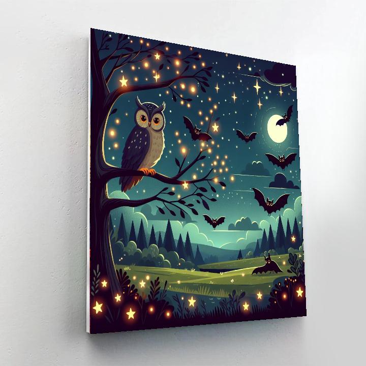 Creatures Of The Night Paint By Numbers Art