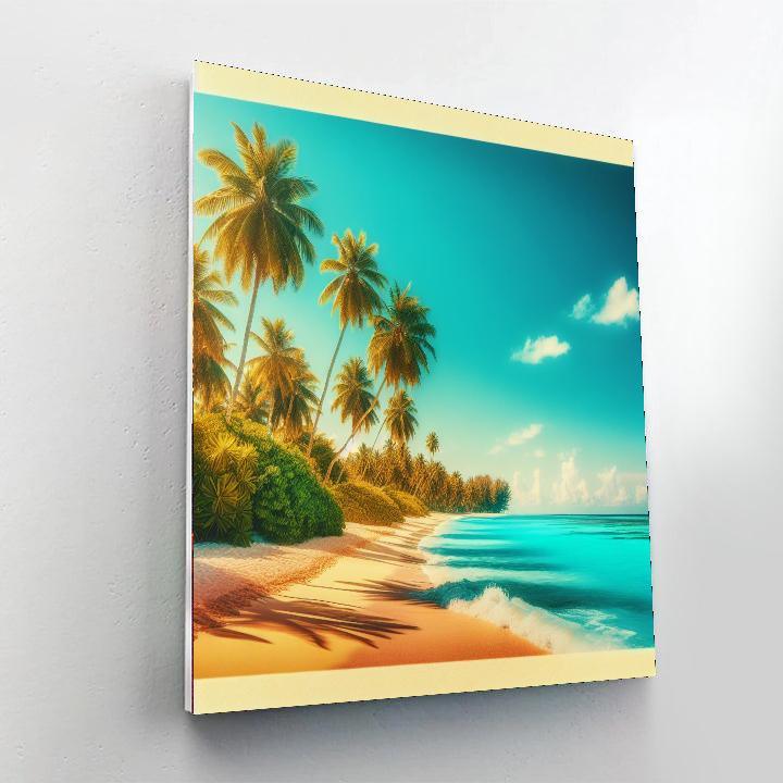 Tropical Island Haven Paint By Number