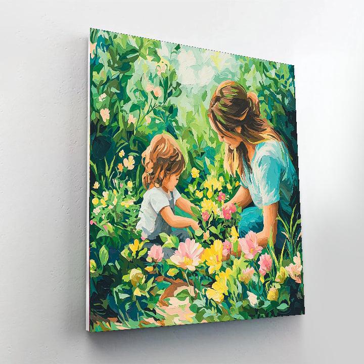 The Garden Of Motherhood Painting By Numbers Kit