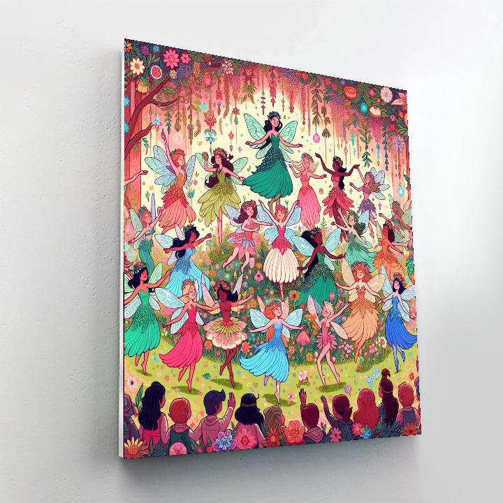 A Day In Fairyland Number Painting