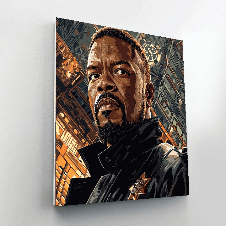 Samuel L. Jackson: The Commanding Fury Of Cinema Paint By Color