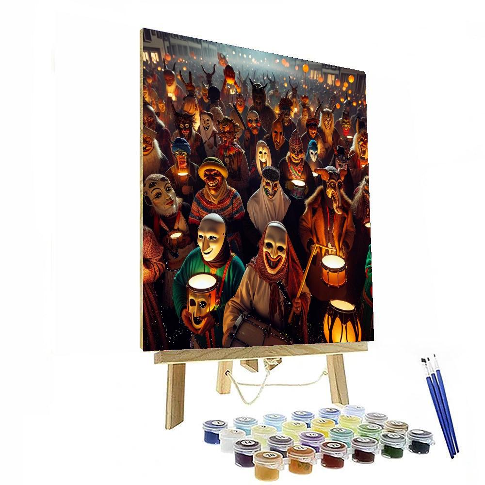 Carnival Of Basel - Basel Painting Number Kit