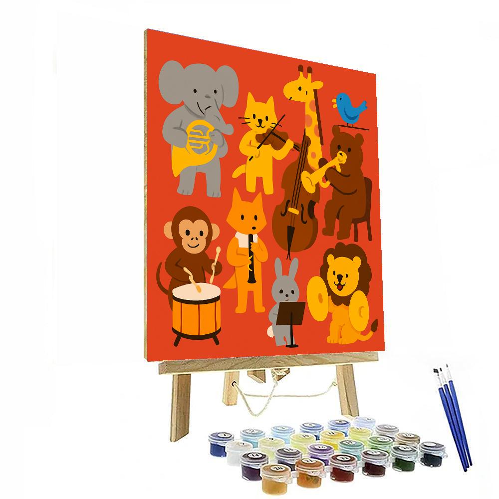 The Animal Orchestra Paint By Number